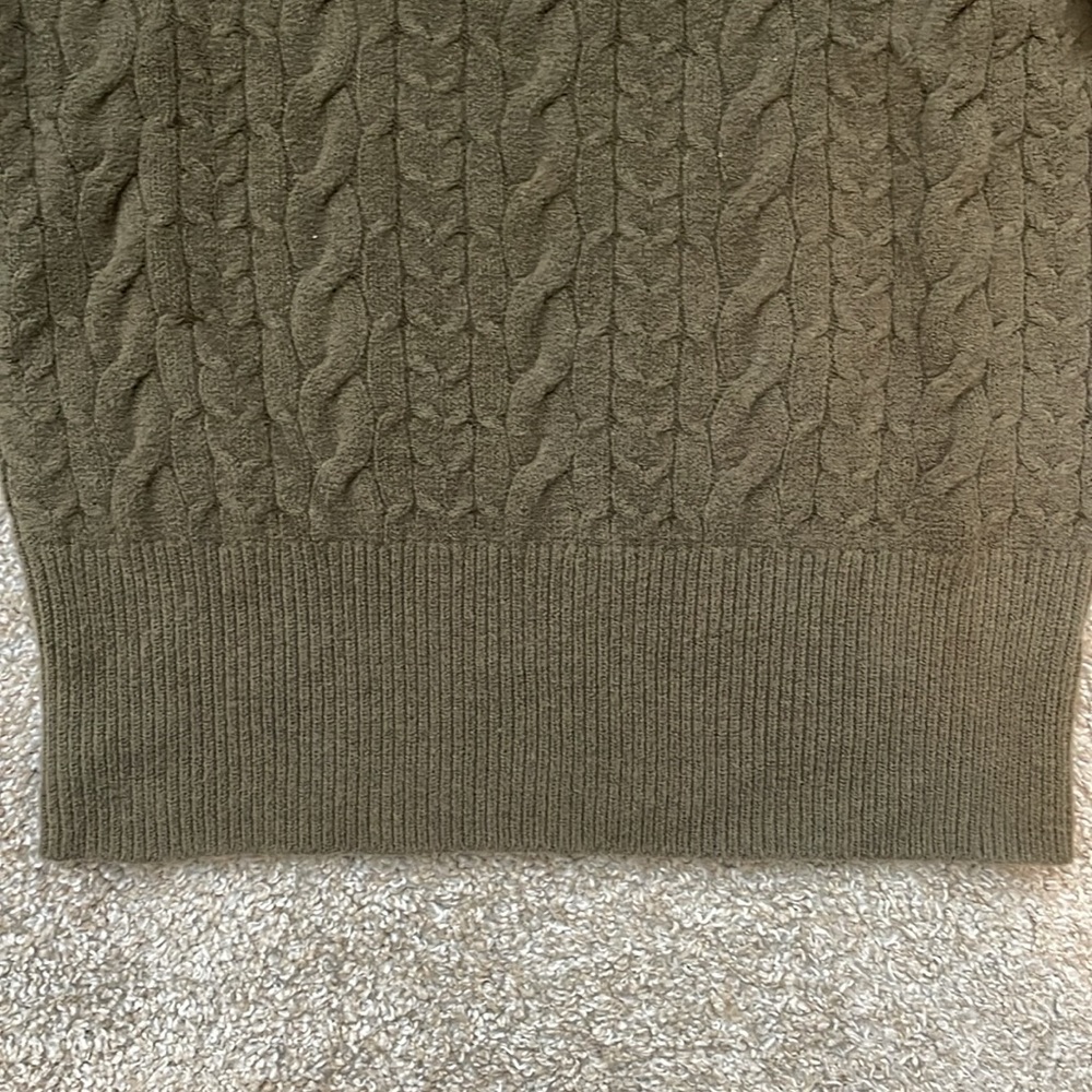 Square Neck Sweater Vest with Ruffles - Picture 6 of 8